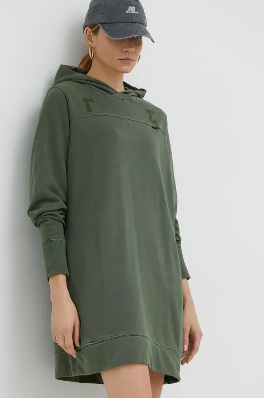 verde murdar G-Star Raw rochie din bumbac De femei