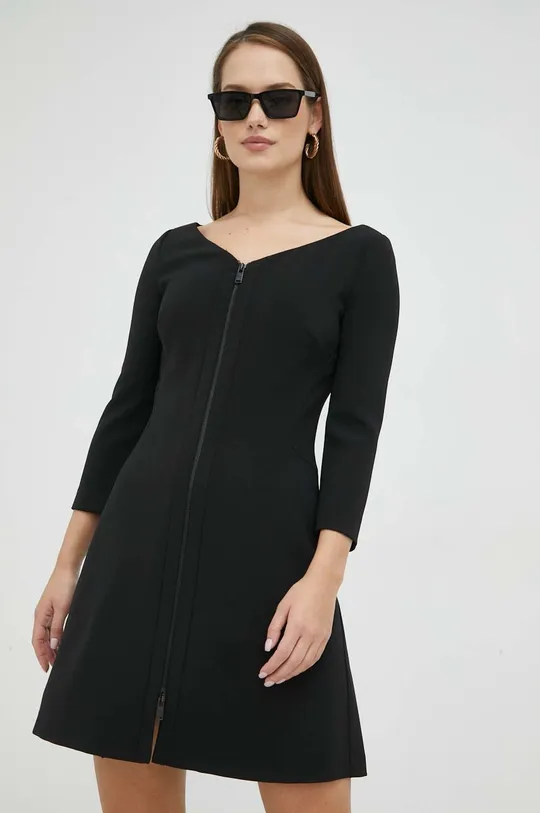 črna Obleka Trussardi Ženski