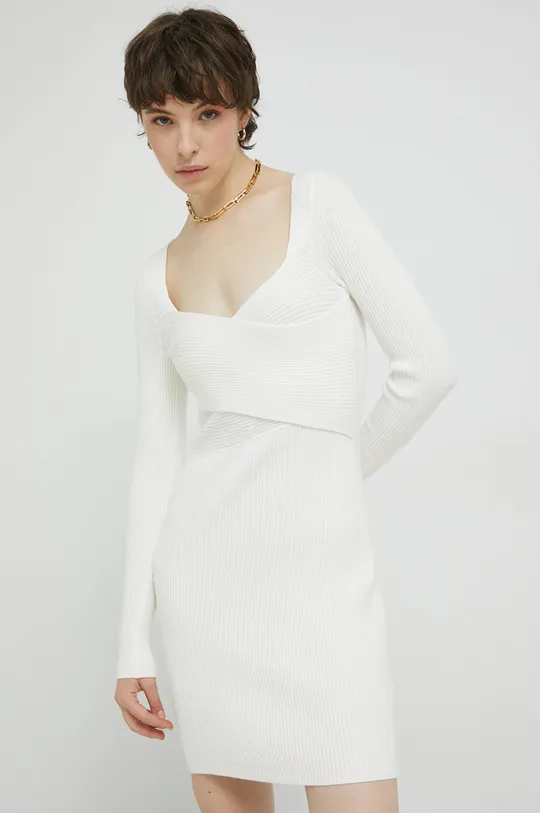 λευκό Φόρεμα Abercrombie & Fitch