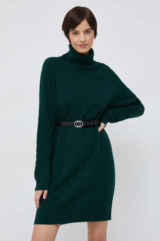 πράσινο Μάλλινο φόρεμα Polo Ralph Lauren Γυναικεία