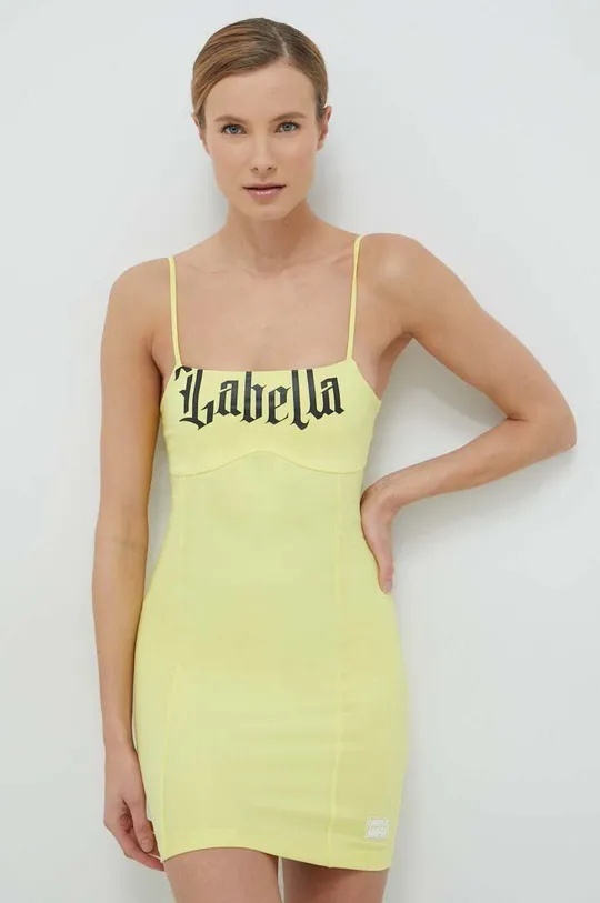κίτρινο Φόρεμα LaBellaMafia Γυναικεία