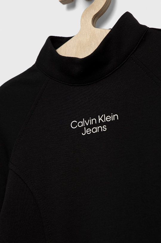 Otroška obleka Calvin Klein Jeans  77% Poliester, 19% Modal, 4% Elastan