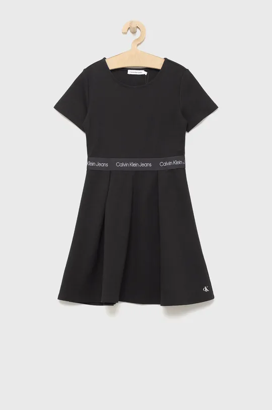 crna Dječja haljina Calvin Klein Jeans Za djevojčice