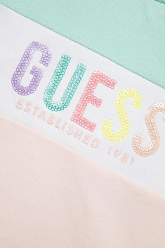 Haljina za bebe Guess  95% Pamuk, 5% Elastan