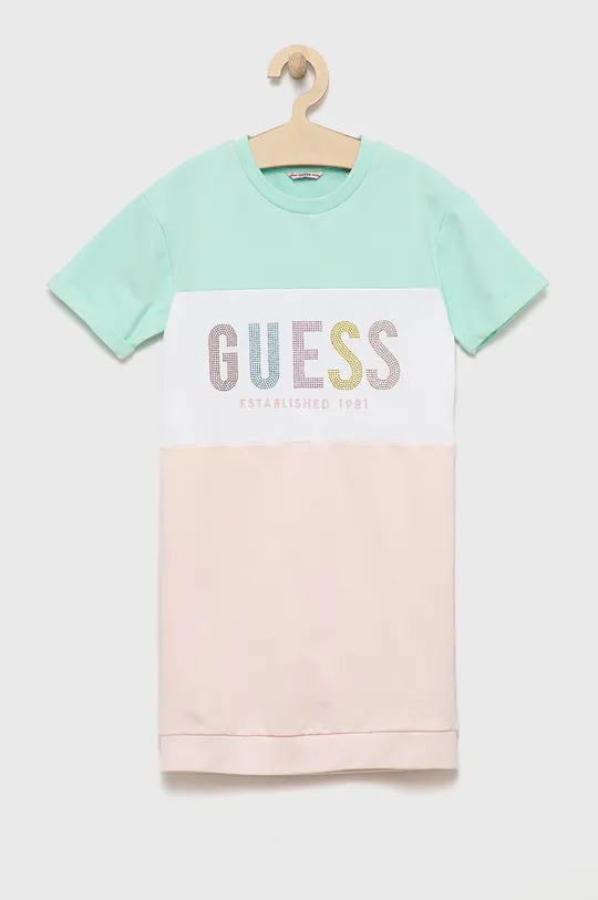šarena Dječja haljina Guess Za djevojčice