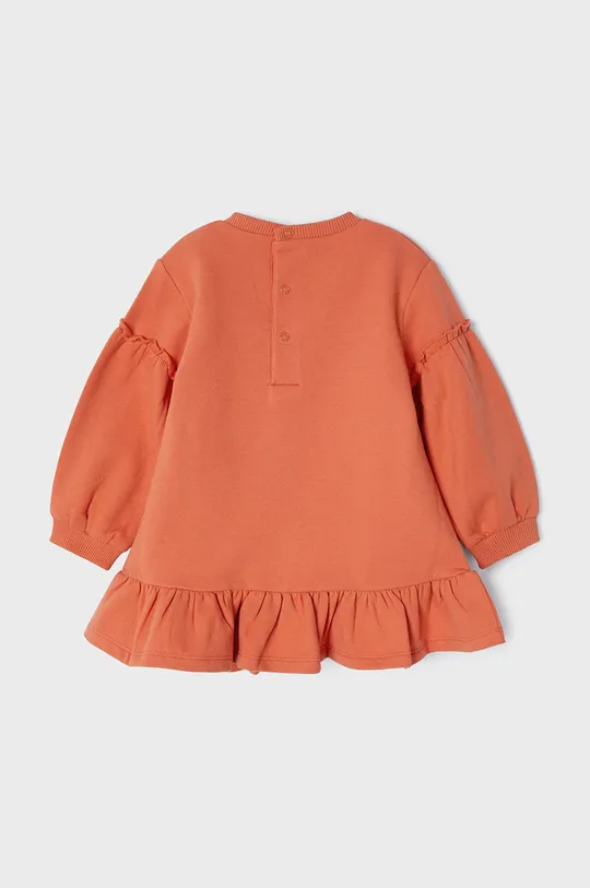 Otroška obleka Mayoral oranžna