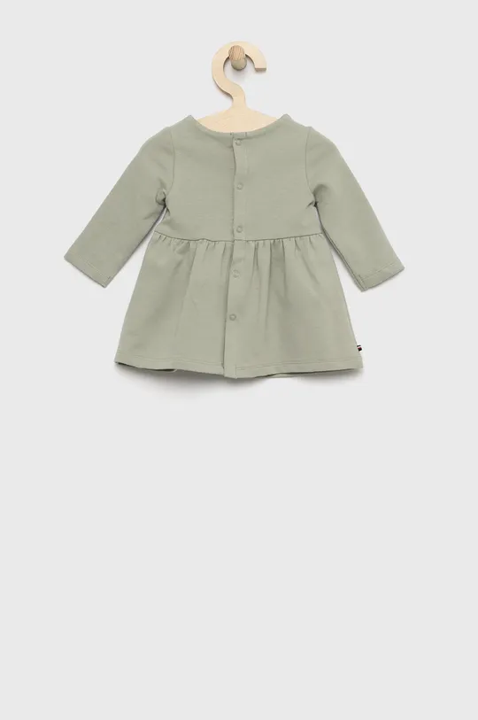 Φόρεμα μωρού Tommy Hilfiger πράσινο