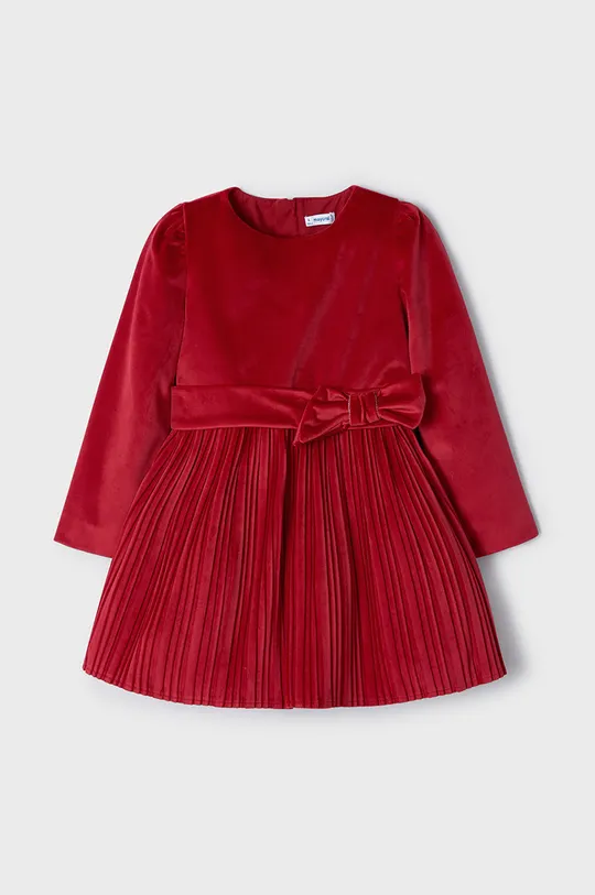 czerwony Mayoral sukienka dziecięca Dziewczęcy