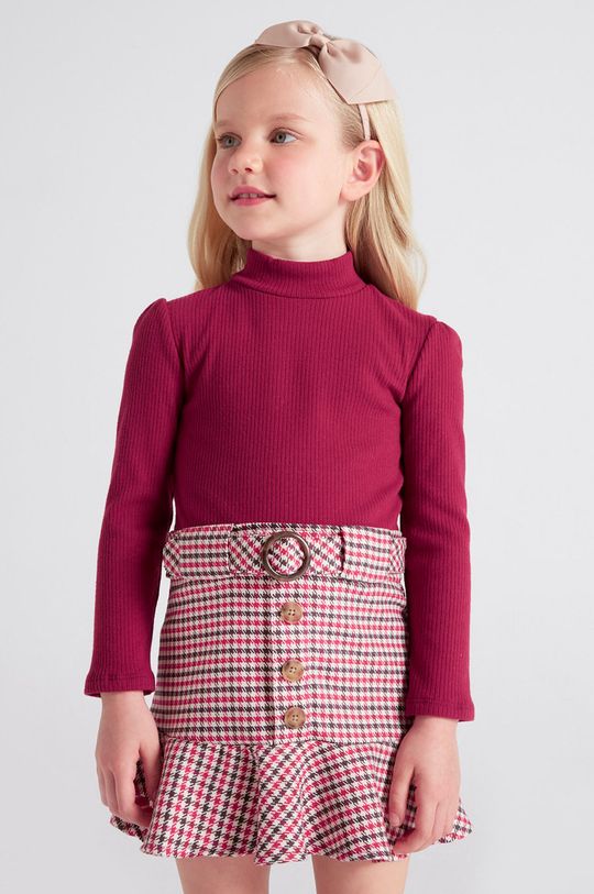 fialovo-růžová Dívčí šaty Mayoral Dívčí