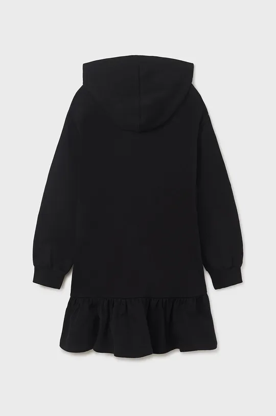Παιδικό βαμβακερό φόρεμα Mayoral μαύρο