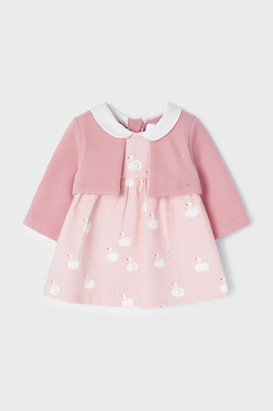 Mayoral Newborn sukienka niemowlęca różowy