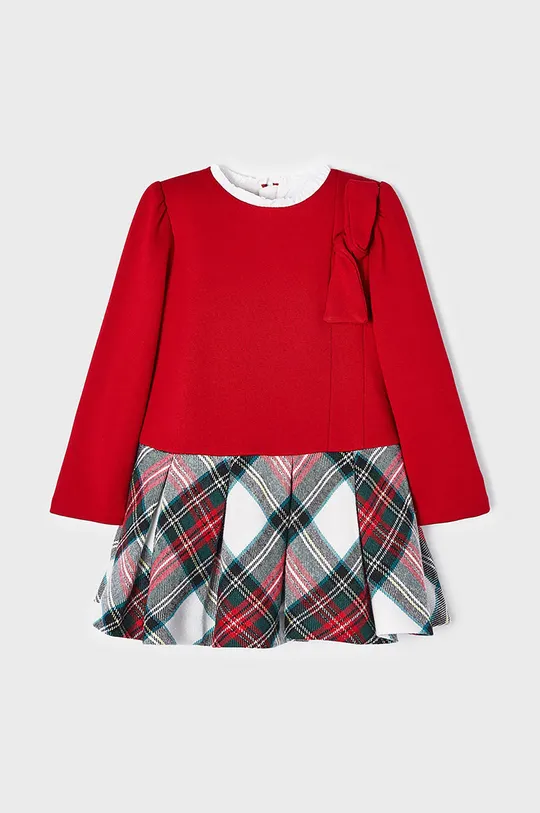 красный Хлопковое детское платье Mayoral Для девочек