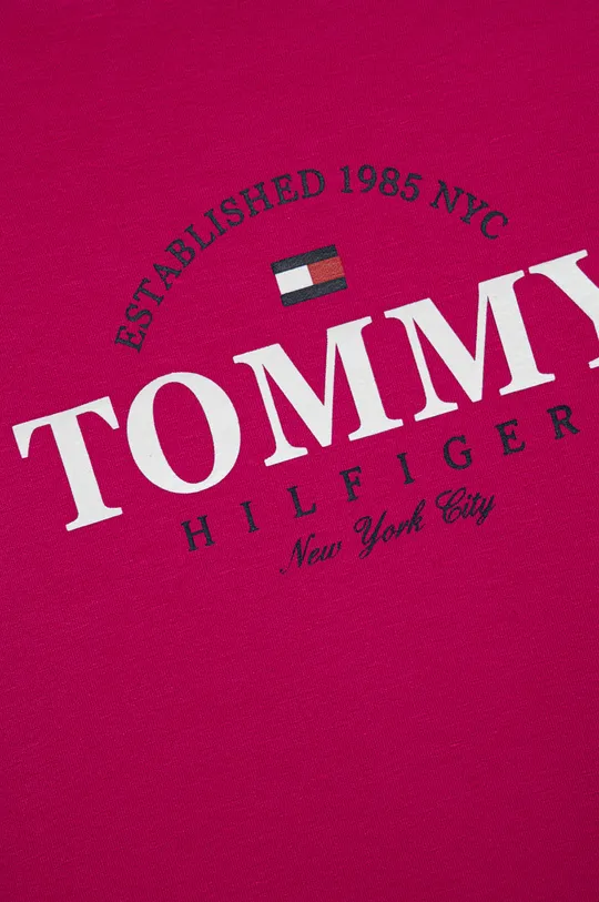 Dječja haljina Tommy Hilfiger  49% Viskoza, 45% Poliester, 6% Elastan