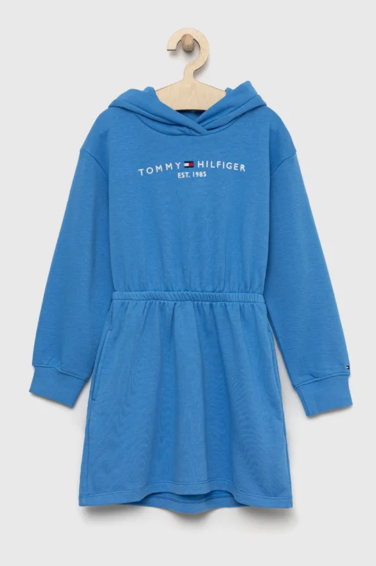 plava Dječja haljina Tommy Hilfiger Za djevojčice