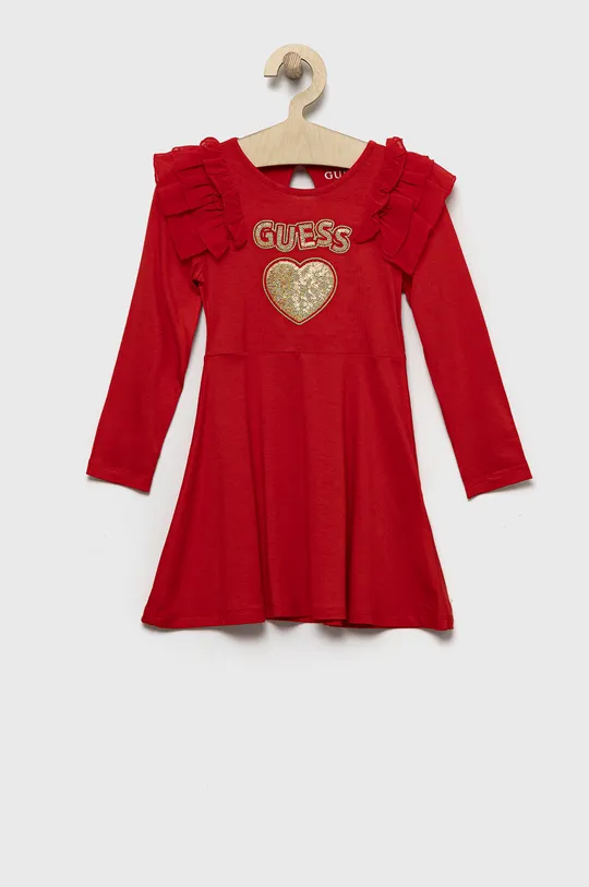 червоний Дитяча сукня Guess Для дівчаток