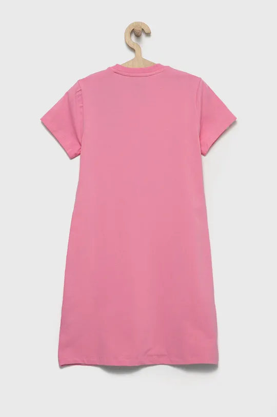 adidas Originals sukienka dziecięca różowy