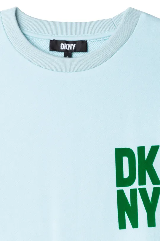 Παιδικό φόρεμα DKNY  87% Βαμβάκι, 13% Πολυεστέρας