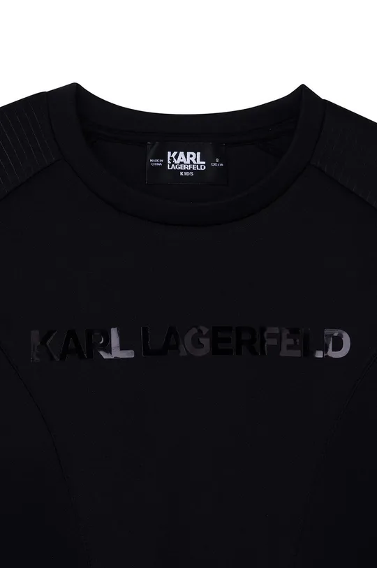 čierna Dievčenské šaty Karl Lagerfeld