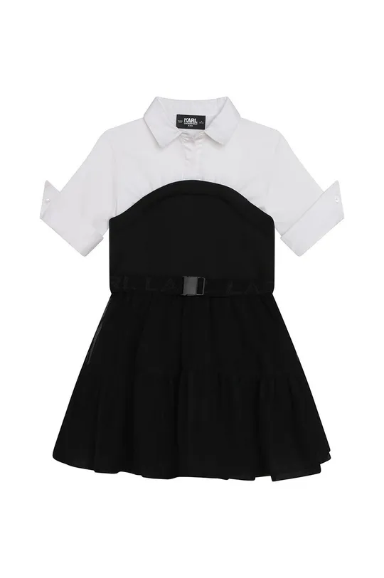 μαύρο Παιδικό φόρεμα Karl Lagerfeld Για κορίτσια