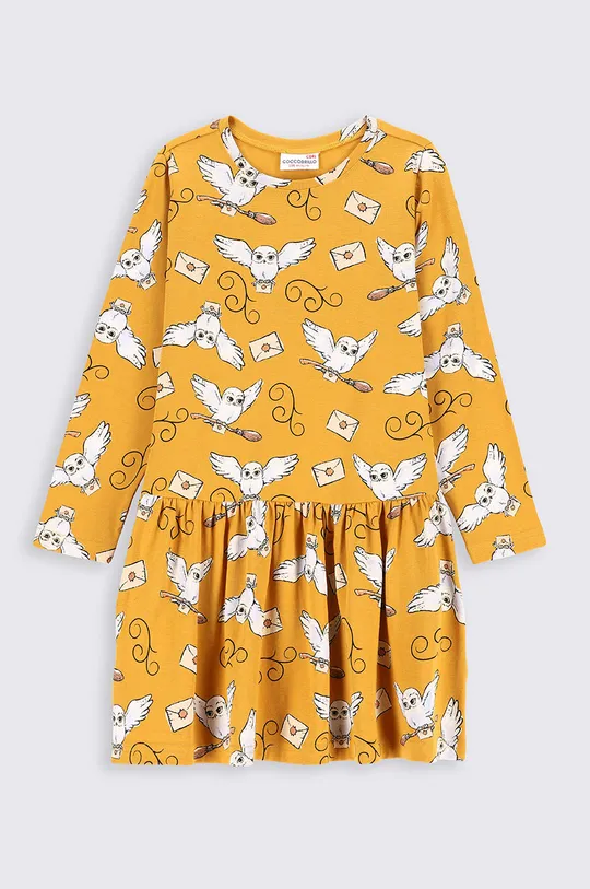 жёлтый Детское платье Coccodrillo Для девочек