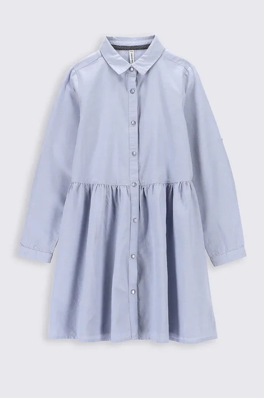 Coccodrillo sukienka bawełniana dziecięca niebieski