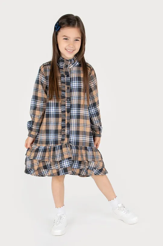 πολύχρωμο Παιδικό βαμβακερό φόρεμα Coccodrillo Για κορίτσια