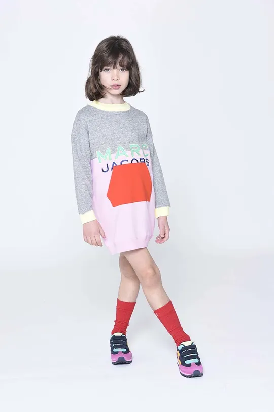мультиколор Хлопковое детское платье Marc Jacobs Для девочек