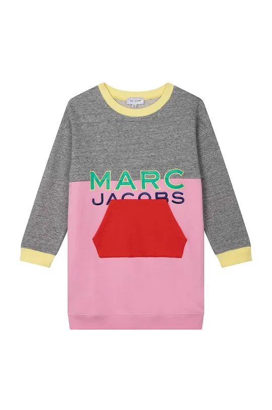 Дитяча бавовняна сукня Marc Jacobs барвистий