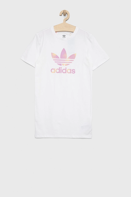 bela Otroška obleka adidas Originals Dekliški