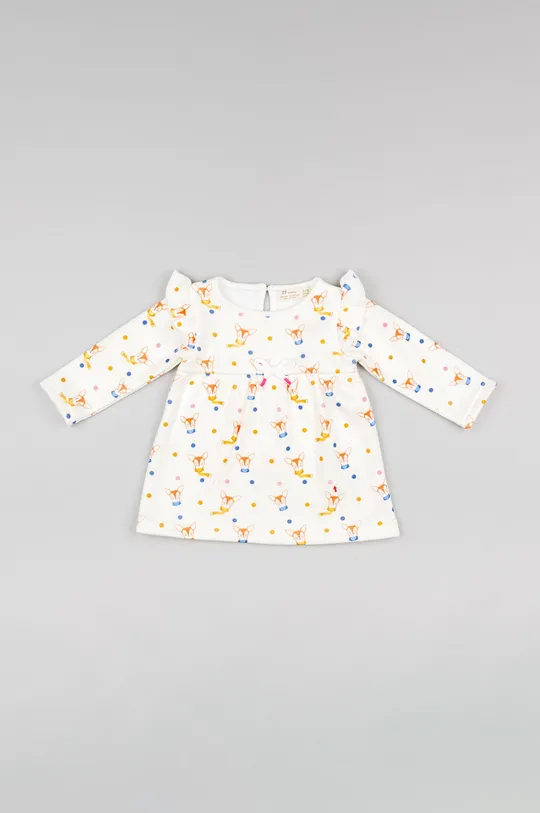 Šaty pre bábätká zippy biela