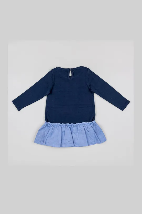 Otroška obleka zippy mornarsko modra