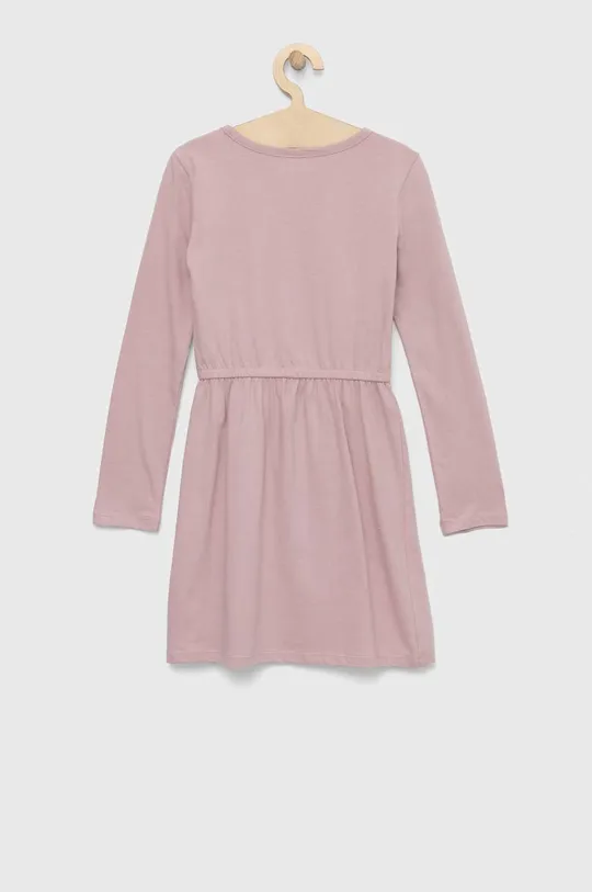 Παιδικό βαμβακερό φόρεμα GAP ροζ