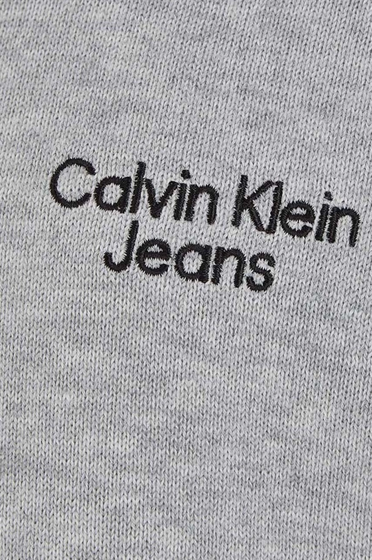 siva Otroški pulover Calvin Klein Jeans