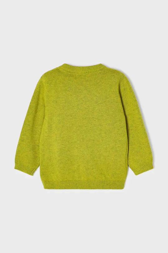 Παιδικό πουλόβερ από μείγμα μαλλιού Mayoral πράσινο