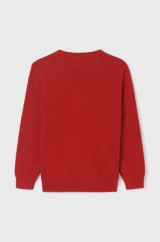 Mayoral sweter bawełniany dziecięcy czerwony