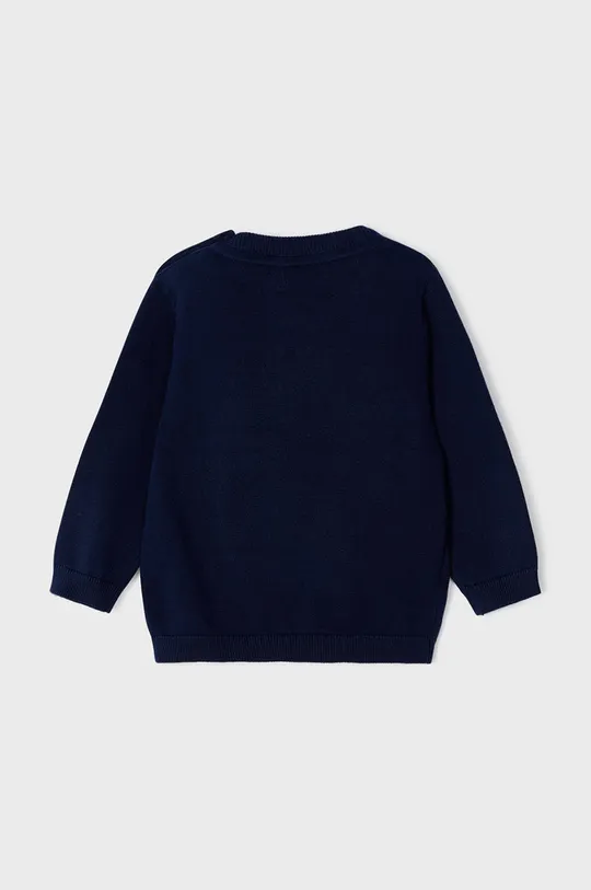 Дитячий бавовняний светер Mayoral темно-синій