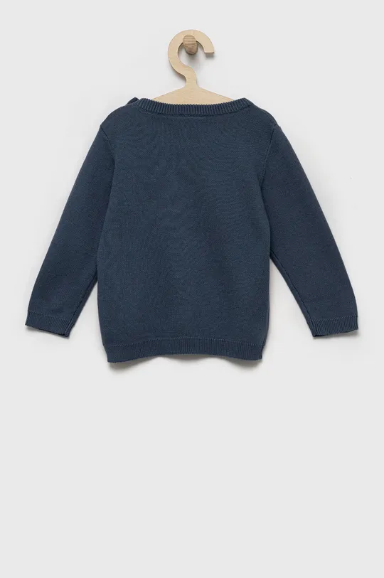 Dječji pamučni pulover Name it plava