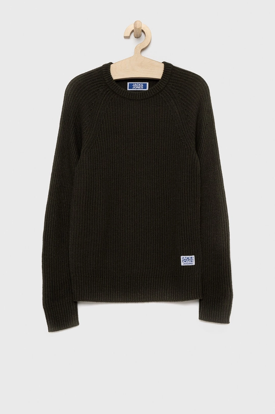 zielony Jack & Jones sweter dziecięcy Chłopięcy