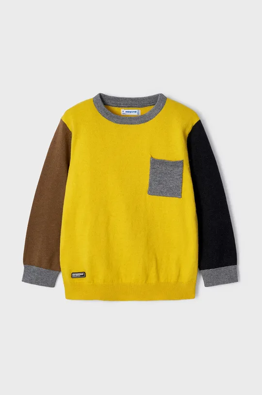 Mayoral sweter dziecięcy żółty