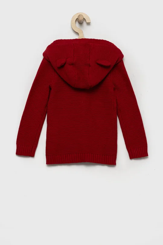 Детский хлопковый свитер Guess красный