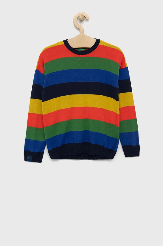 πολύχρωμο Παιδικό πουλόβερ από μείγμα μαλλιού United Colors of Benetton Για αγόρια