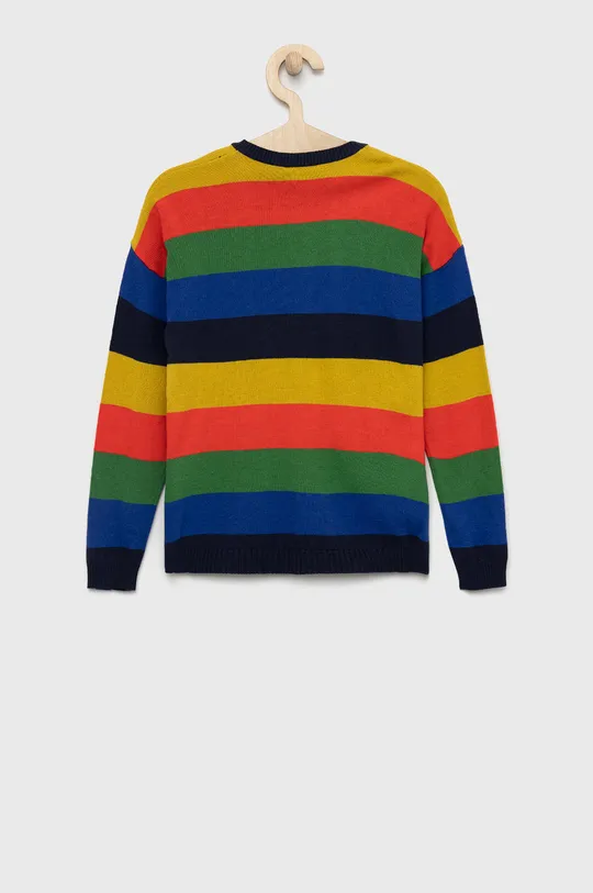 Παιδικό πουλόβερ από μείγμα μαλλιού United Colors of Benetton πολύχρωμο
