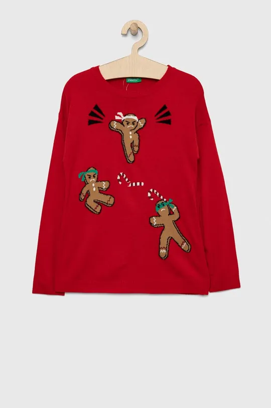 красный Детский свитер United Colors of Benetton Для мальчиков