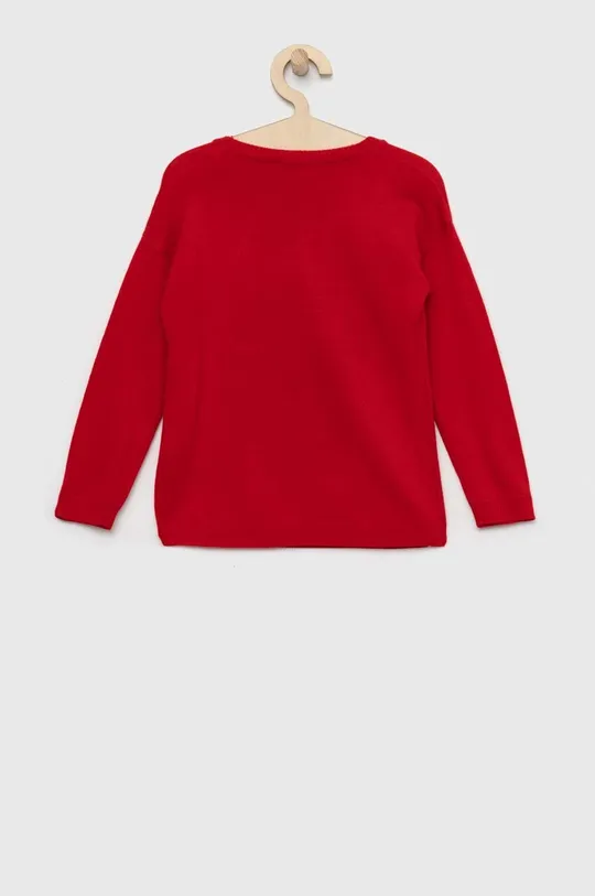 Παιδικό πουλόβερ United Colors of Benetton κόκκινο