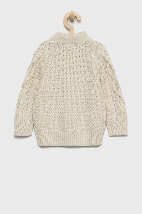 Detský sveter s prímesou vlny GAP béžová