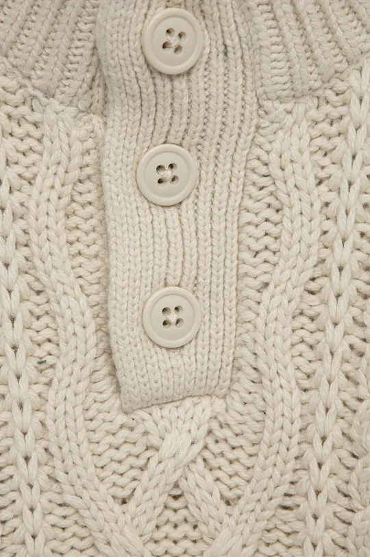 GAP sweter z domieszką wełny dziecięcy Materiał zasadniczy: 60 % Bawełna, 30 % Nylon, 10 % Wełna, Inne materiały: 100 % Poliester
