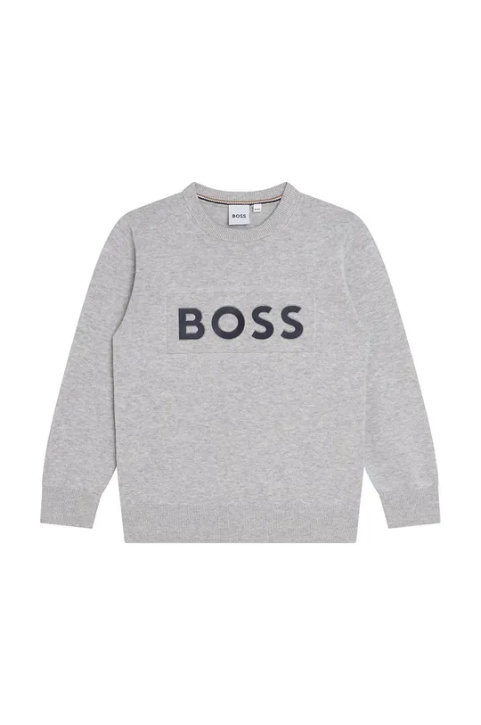 сірий Дитячий светр BOSS Для хлопчиків