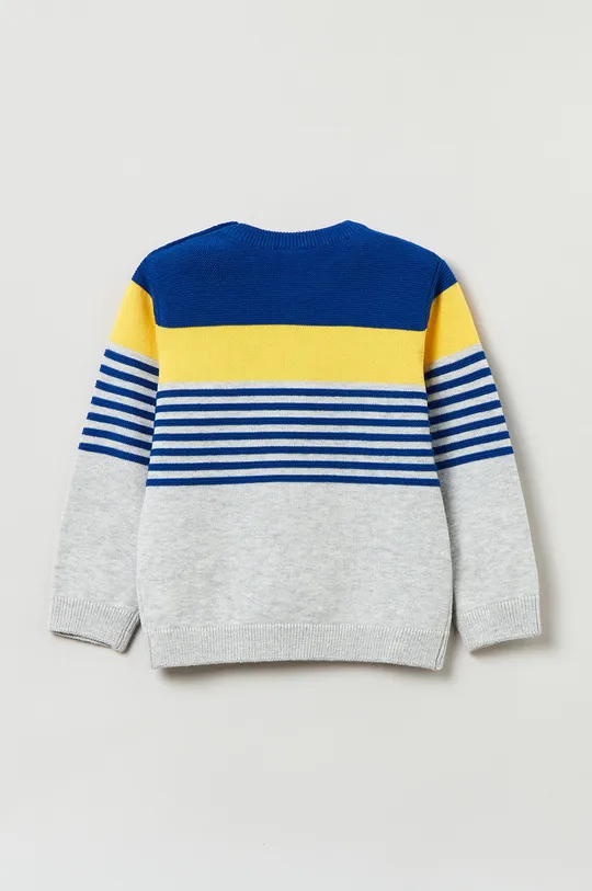 Otroški bombažen pulover OVS modra