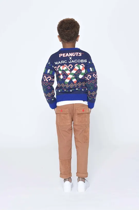 Дитячий светр Marc Jacobs темно-синій