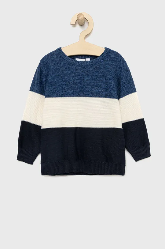 тёмно-синий Детский хлопковый свитер Name it Для мальчиков